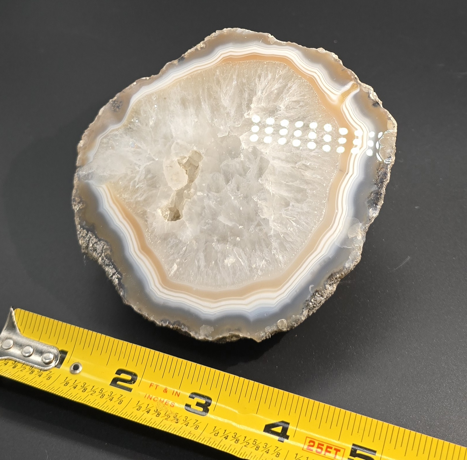 Authentic Mexican Coconut Geode (Polished) #02 - Image 2