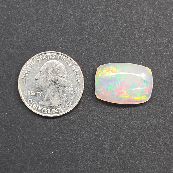 9.48 CT Welo Jelly Fire Opal – Brilliant Play of Color #05 - Image 4