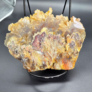 RARE Graveyard Point Agate End Cut with Pink Tones - Polished #016