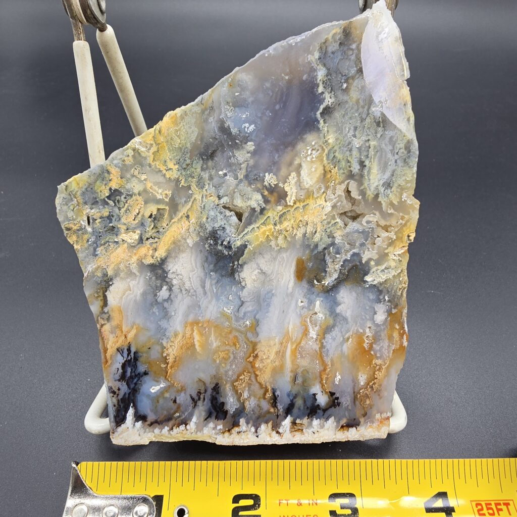Beautiful Polished Graveyard Point Agate End Piece #18