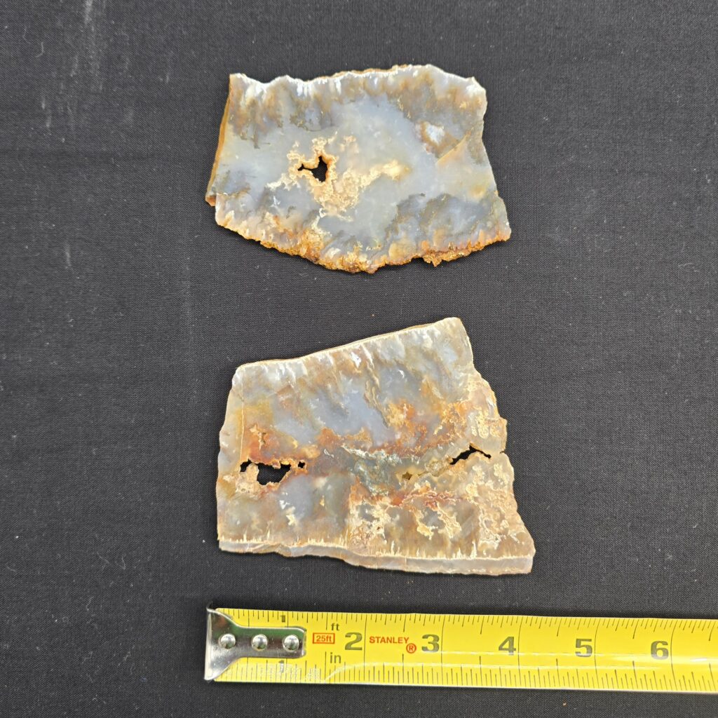 2x Graveyard Point Agate Slabs #28