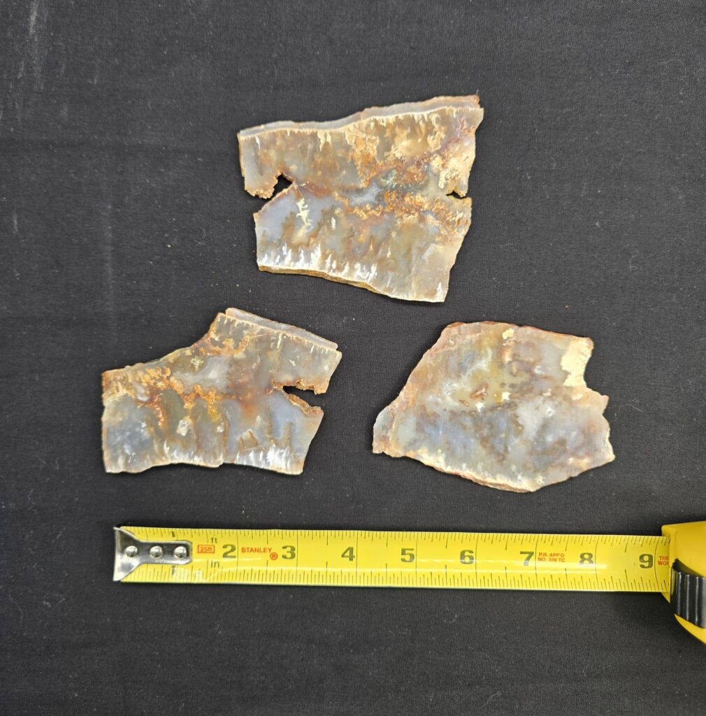 3x Graveyard Point Agate Slabs #29