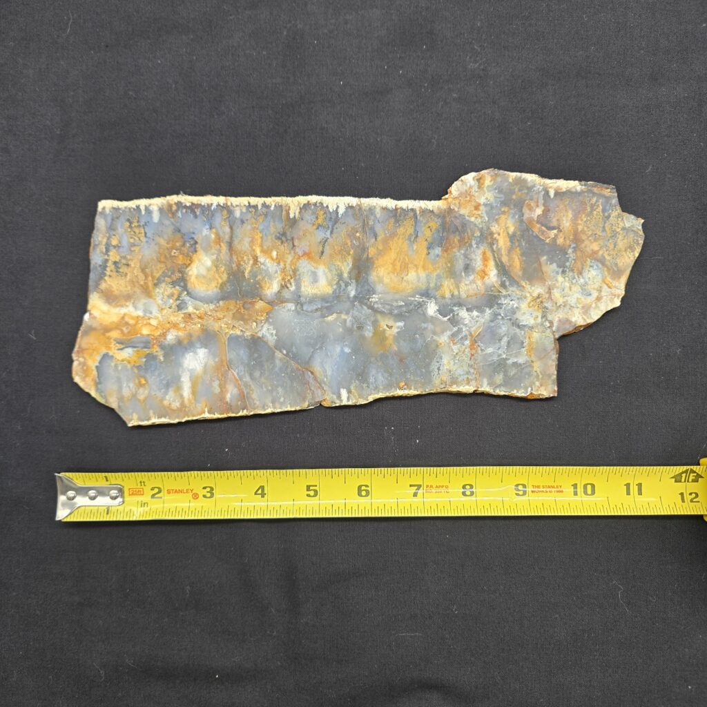 Premium Graveyard Point Plume Agate Slab Un-Polished #39