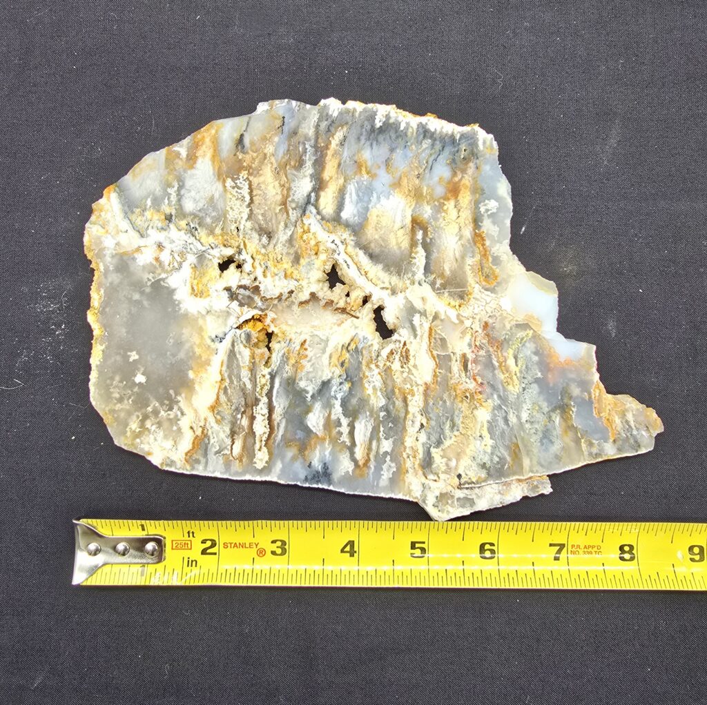 Graveyard Point Plume Agate Slab Un-Polished #40