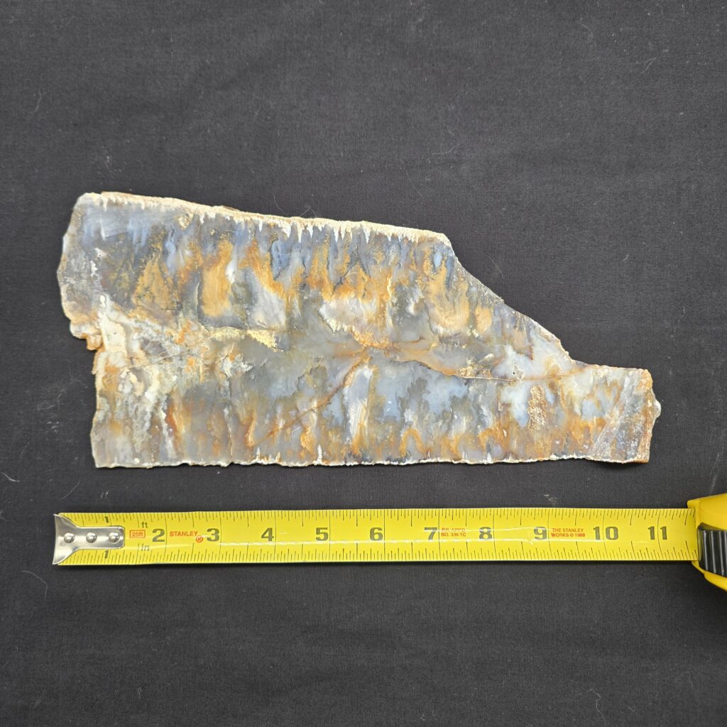 Graveyard Point Plume Agate Slab Un-Polished #41